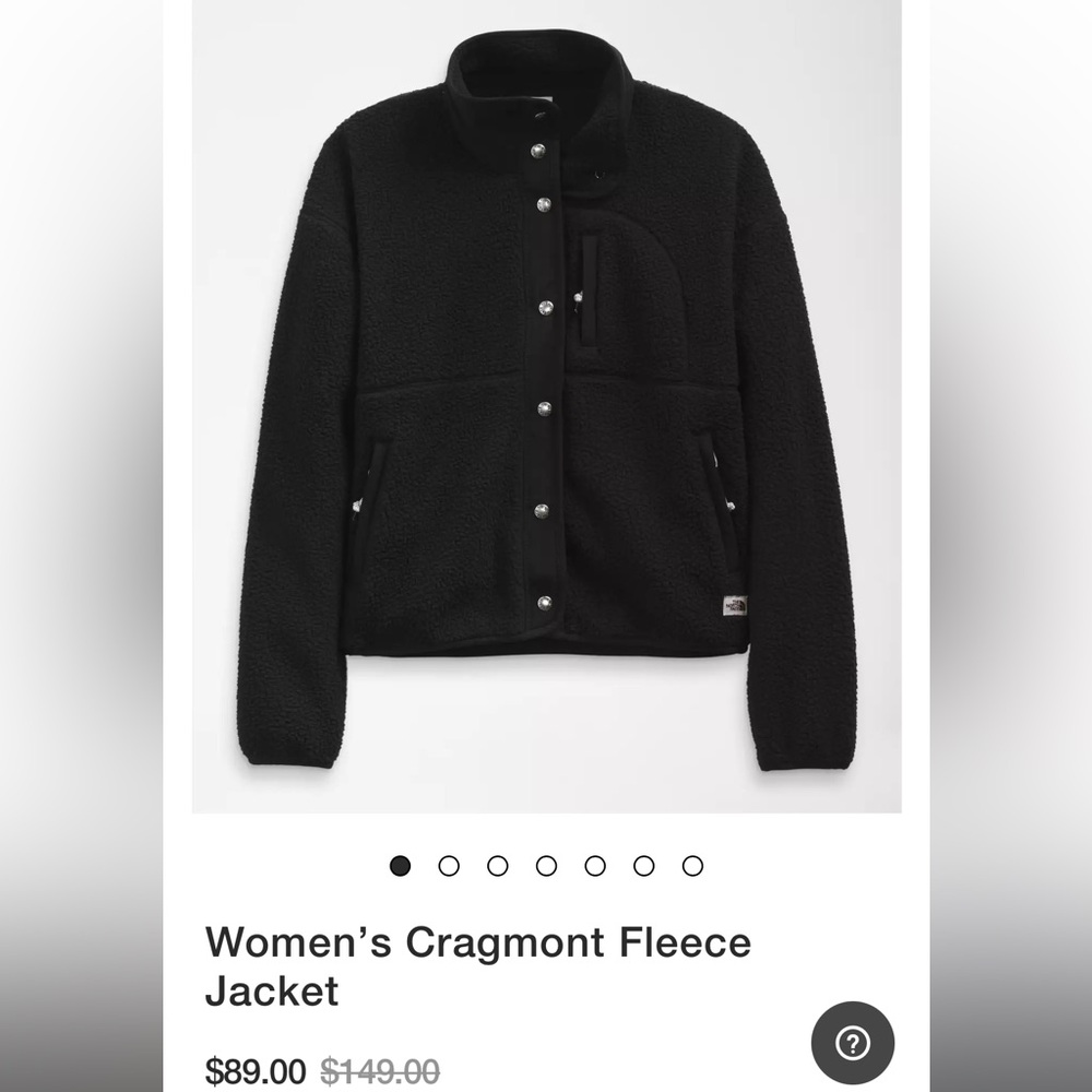 Women’s Northface Cragmont Fleece Jacket NWOT XXL